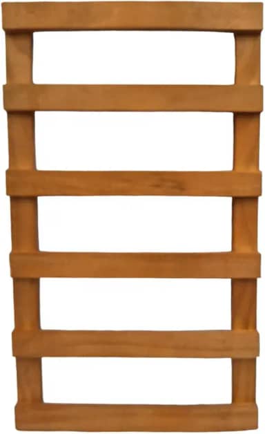 Tudo Jardim Treliça para Plantas Trepadeiras Pinus 30x50 cm Stain Mogno