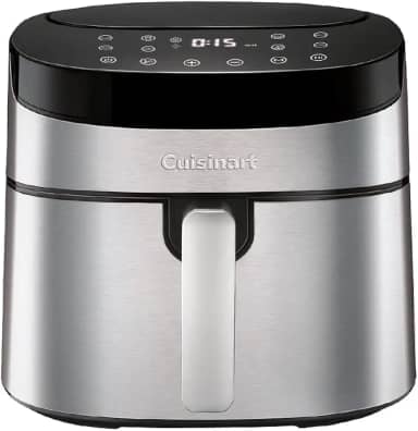 Air Fryer Digital, Cuisinart, 7,2 Litros, 3 Anos de Garantia, 1800W, 220V - Preto com Aço Inox