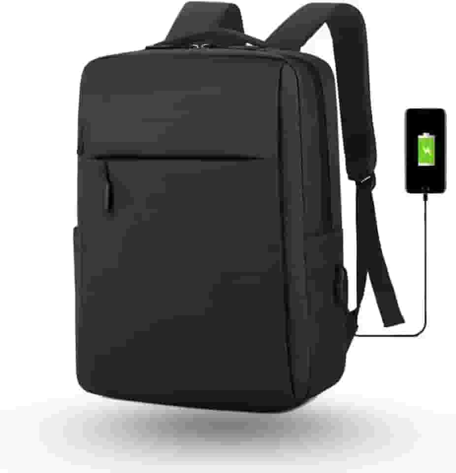 Mochila Executiva Preta | Notebook até 15,6' | Saída USB | Reforçada | Impermeável | Espaçosa | Trabalho, Faculdade e Viagem | Marca Midas®