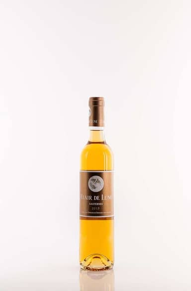Vinho de Sobremesa Clair de Lune 2015 Sauternes AOC | Frances Doce, 500ml, Aromatico, Envelhecido em Barrica, Perfeito com Sobremesas e Queijos