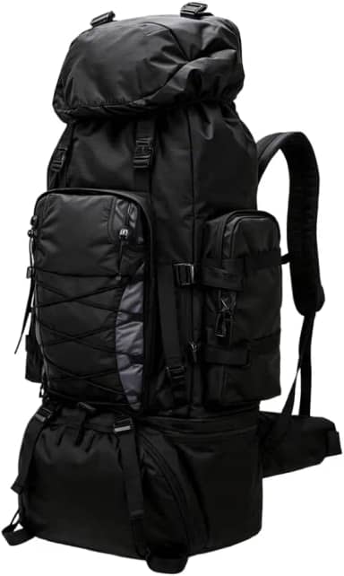 Mochila 90L para Trekking Impermeável Alças Ajustáveis e Cinta Abdominal Montanhismo Viagem Trilha Alpinismo Escalada Bolsa Esportiva Grande