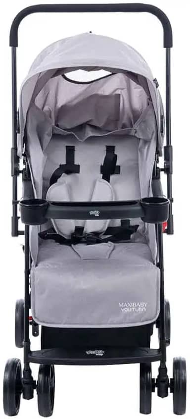 Maxi Baby Carrinho de Bebê Com Alça Reversível YouTurn (Cinza)