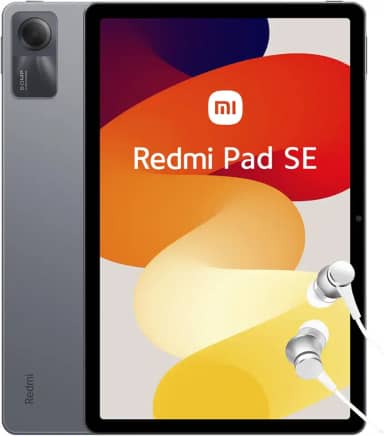 XIAOMI Redmi Pad SE Tablet de 11', WiFi, ecrã FHD de 90 Hz, 4 GB de RAM, 128 GB de ROM, bateria de 8000 mAh, versão ES, cinzento