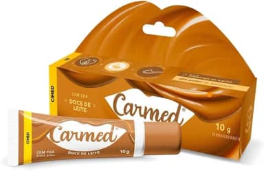 Carmed Doce de Leite Hidratante Labial Efeito Gloss Linha Doces 10g Cimed