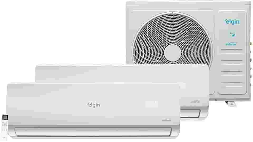Ar Condicionado Bi Split Hi Wall Inverter Elgin Plus 2x9000 BTU/h Quente e Frio 45MTQE18C2CB – 220 Volts