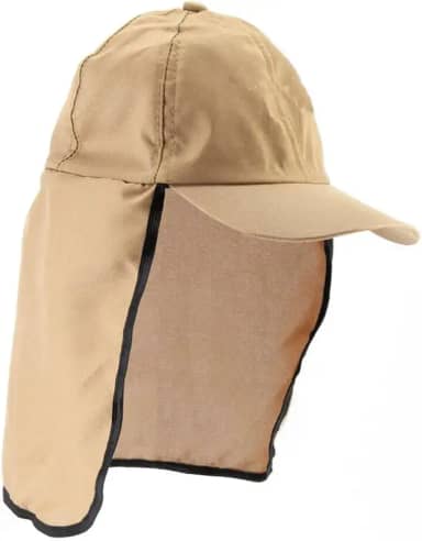 Boné Com Proteção Pescoço Nuca Pescador Solar Uv Trilha