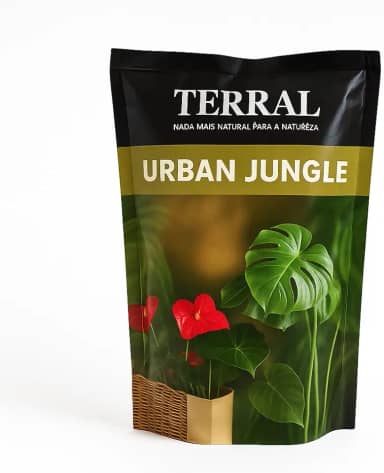 Terra Vegetal TERRAL URBAN JUNGLE 8L – Substrato Ideal para Ambientes Internos