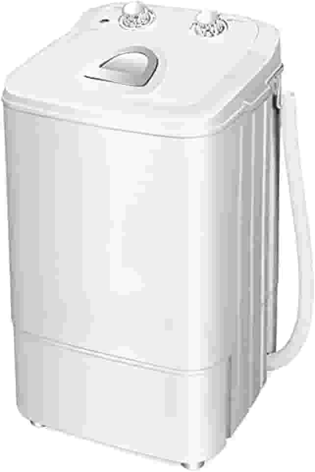 Lavadora com secadora, máquina de lavar carga superior, lavagem de 4,6 kg, nível de água ajustável, para apartamento, hotel, quarto/semiautomática