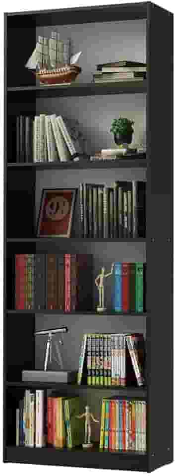 Estante Livreiro Madesa 6908 com 6 Nichos - Preto