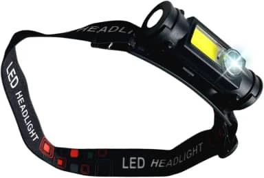 Lanterna de Cabeça Recarregável LED T6 Potente com Ímã e 4 Modos – À Prova d’Água, Ajustável, Ideal para Camping, Pesca, Trilha e Ciclismo - Linha Premium