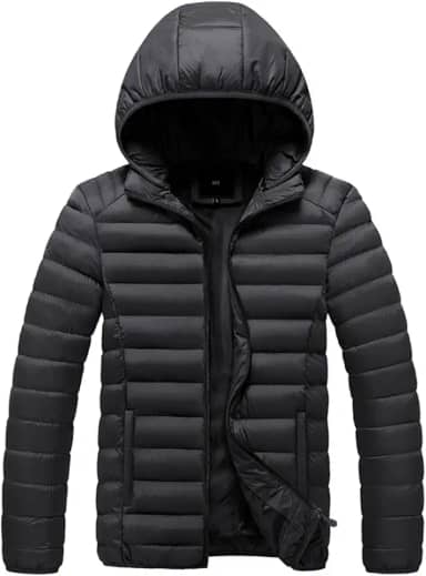 Jaqueta Casaco Puffer Bobojaco Corta Vento Capuz Removível Nylon Blusa Frio Neve Moto Reforçada Premium - Loboy - Tamanho XXG