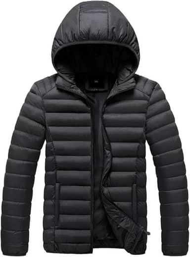 Jaqueta Casaco Puffer Bobojaco Corta Vento Capuz Removível Nylon Blusa Frio Neve Moto Reforçada Premium - Loboy