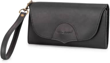 Carteira Feminina 100% Couro Legítimo Porta Celular Pequena