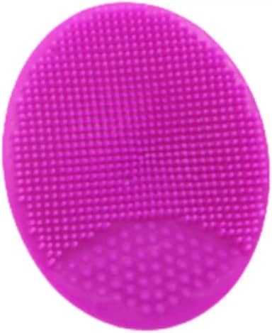 Mini Esponja Facial emborrachada - Ideal para lavar o rosto, Limpeza de pele - Cor:Rosa