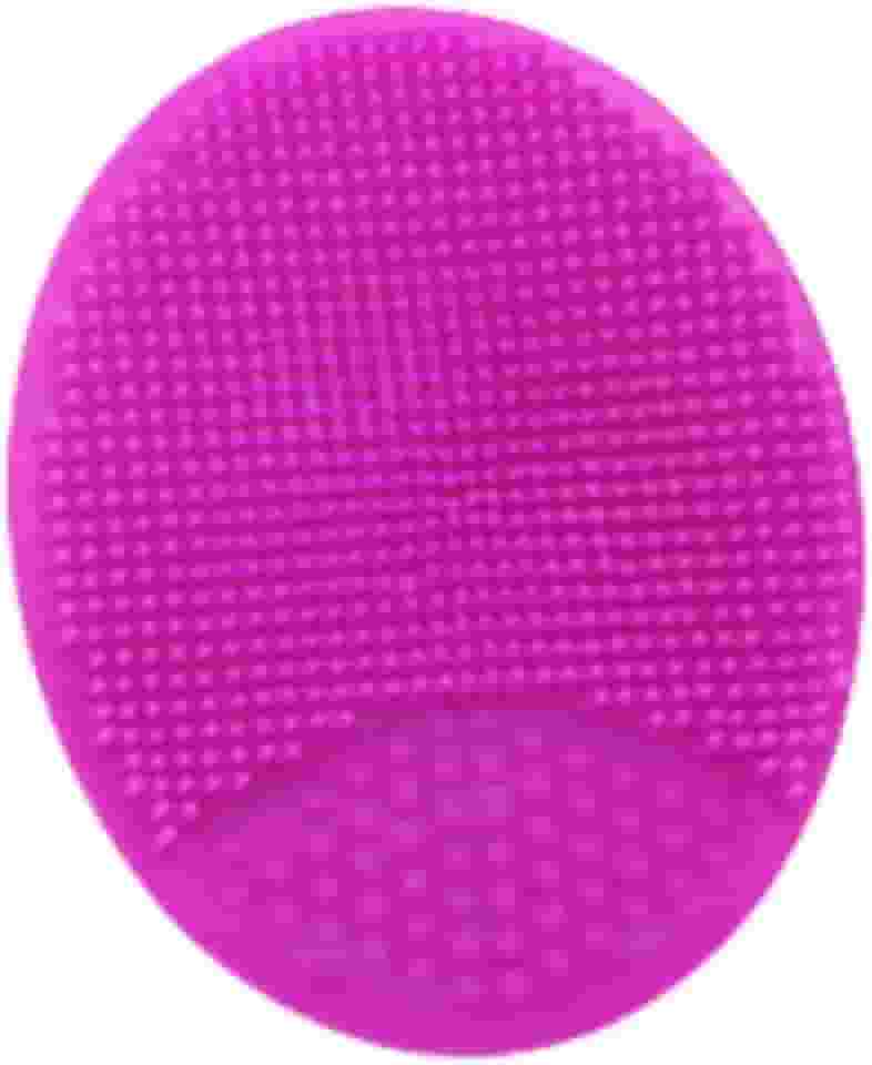 Mini Esponja Facial emborrachada - Ideal para lavar o rosto, Limpeza de pele - Cor:Rosa