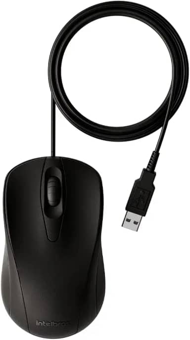Mouse Com Fio MCI 10 Preto Intelbras