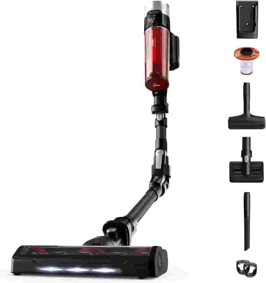 Aspirador de Pó Versatil Sem Fio Arno X-FORCE FLEX 9.60 com Tubo Flexível, Ajuste Automático de Sucção e 7 Acessórios, RH20, Bivolt