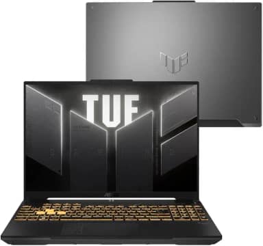 Notebook ASUS TUF Gaming F16 Intel Core 5, RTX 4050, 16 GB, 512 GB SSD, W11 Home,Tela 16.0'' FHD, Mecha Gray - FX607VU-RL053W