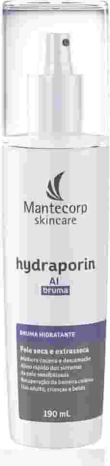 MANTECORP - Hidratante Corporal em Spray Bruma Hydraporin AI - Hidratação Intensa para Peles Secas e Sensíveis, Hidrata 24h, Ação Calmante - 190ml