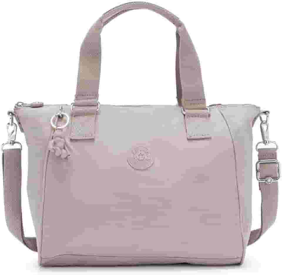 Bolsa Kipling Amiel Cinza