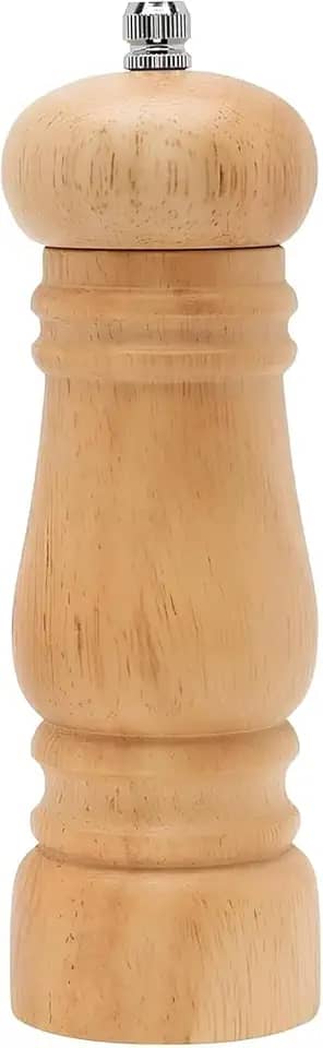 Moedor de Pimenta e Sal em Madeira Nobre, Moedor Manual com Mecanismo de Cerâmica e Pino Regulador para Sal Grosso Pimenta do Reino e Temperos Design Rústico Ideal Cozinha Gourmet Premium – Buy by Ju