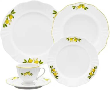 Oxford Aparelho De Jantar 30 Peças Soleil Limoni