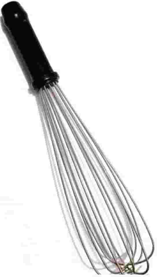 Fuê 30cm - Batedor De Creme Preto Profissional