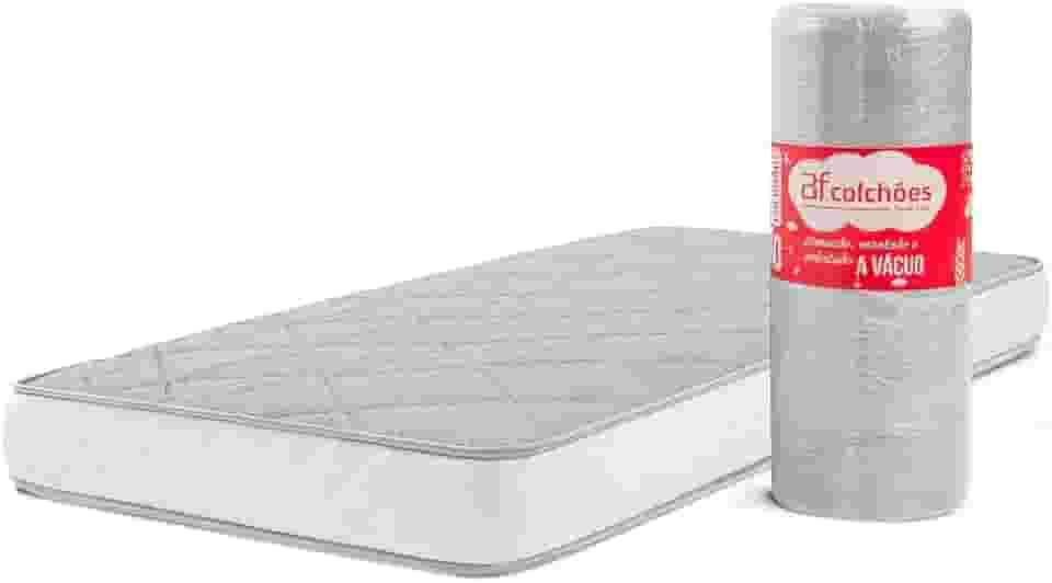 Colchão Solteiro de Espuma D45 a Vácuo 88x188cm BF Colchões