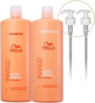 Kit Wella Professionals Invigo Nutri-Enrich Duo Válvula (4 produtos)
