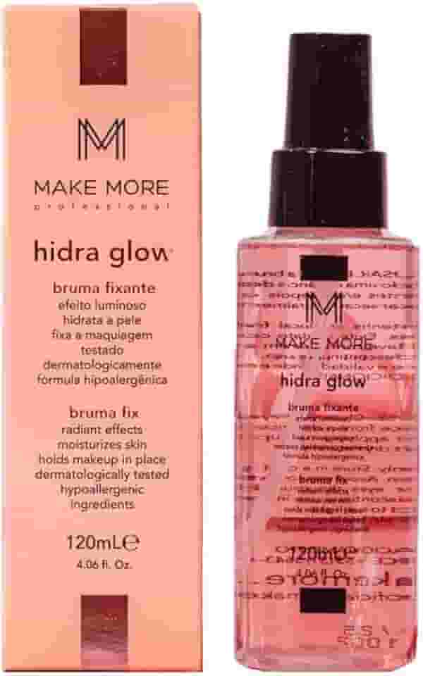 Bruma Fixadora Maquiagem Hidratante Make More Hidra Glow 120ml Iluminadora