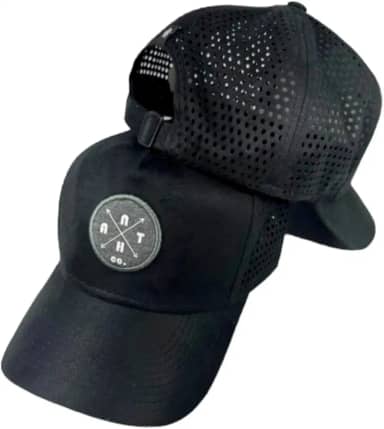 Boné Anth Co Aba Curva Furadinho Premium Original Preto