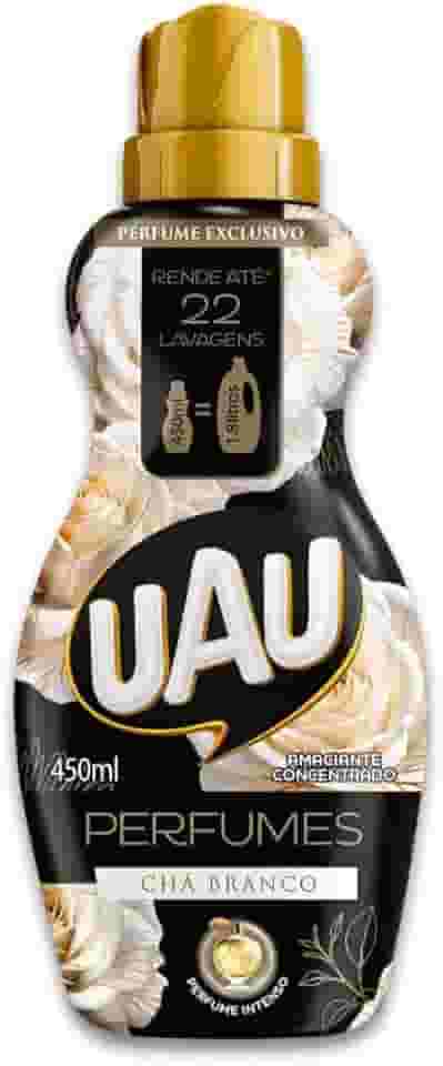 Amaciante Concentrado 450ml UAU Perfume Chá Branco
