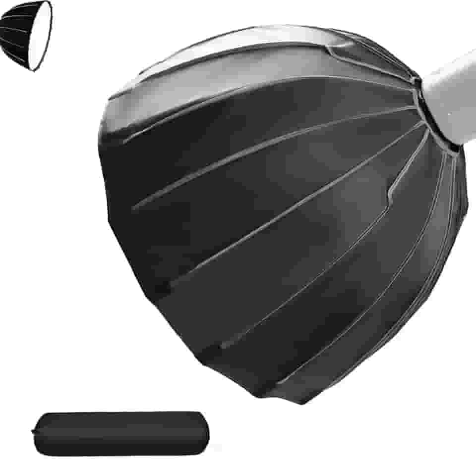 Softbox Grid Dobravel, Softbox 70CM, Soft Box, Softbox Parabólica, Softboxes Parabólicas para Estúdios de Fotografia e Vídeo