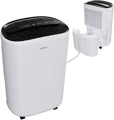 YESOP Desumidificador Compressor De Ar Elétrico Industrial Função De Purificação De Pr Incluída 110v - 20 Litros Por Dia - Ambientes Grandes