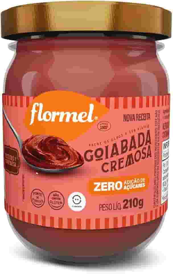 Goiabada Cremosa FLORMEL Zero Açúcar - 210 Gramas
