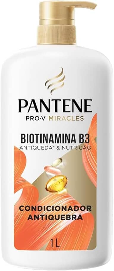 PANTENE PRO-V Miracles Condicionador Antiqueda & Nutrição Biotinamina B3 para cabelos com queda 1 L