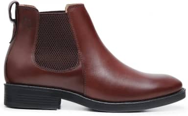 Botina Feminina Couro Zé Botina Solado Borracha Clássica (Marrom, BR, Adulto, Numérico, 34)