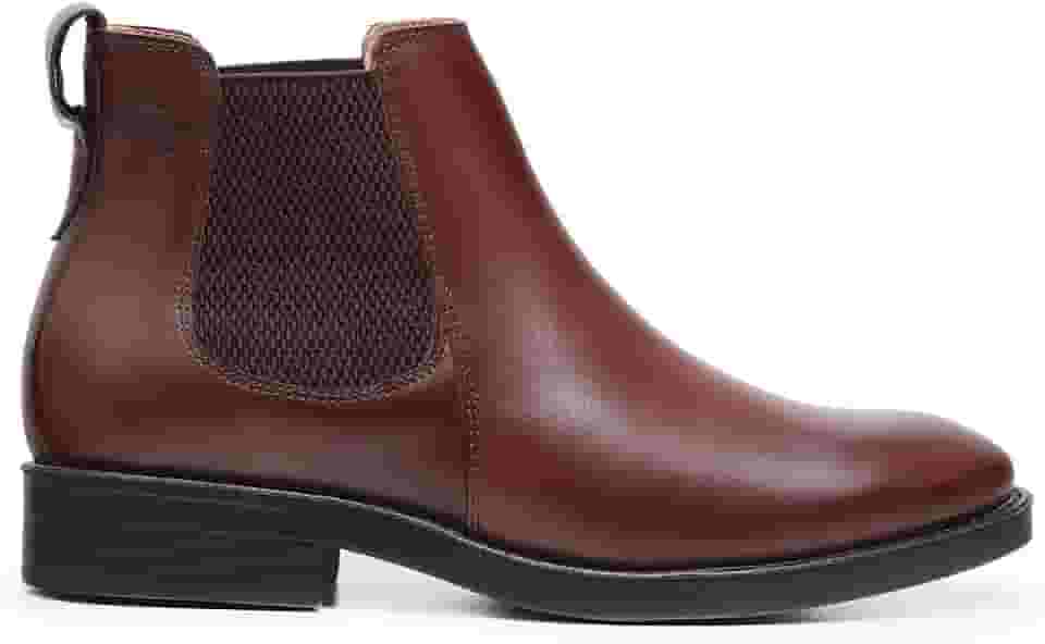 Botina Feminina Couro Zé Botina Solado Borracha Clássica (Marrom, BR, Adulto, Numérico, 34)