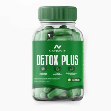 Detox Plus Suplemento Termogênico 60 Cápsulas
