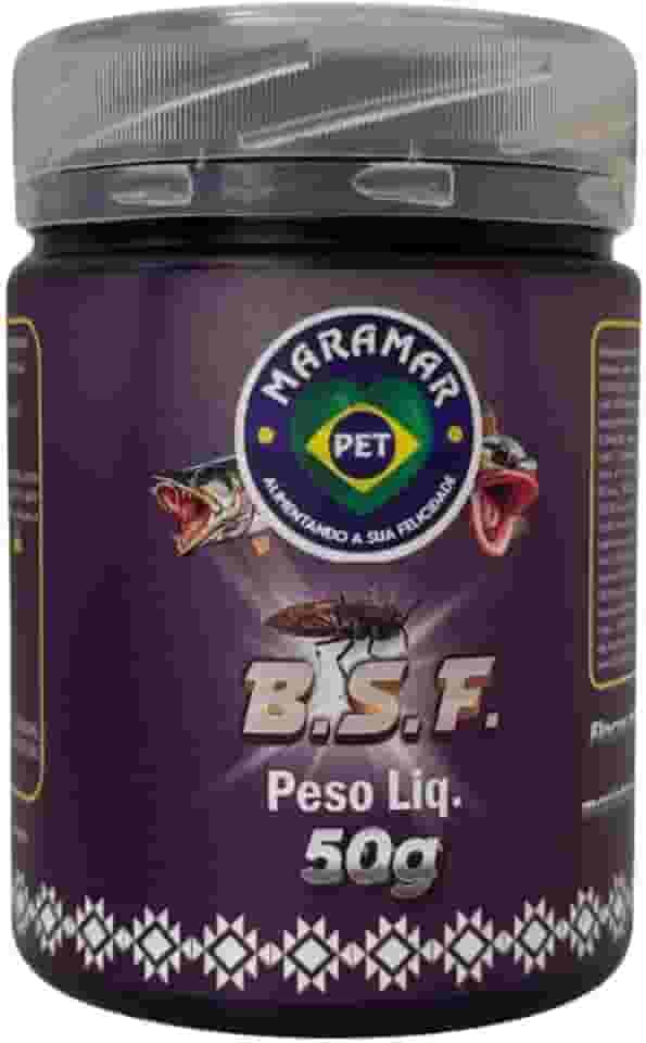 Ração Para Peixes BSF Flocos 50g Maramar