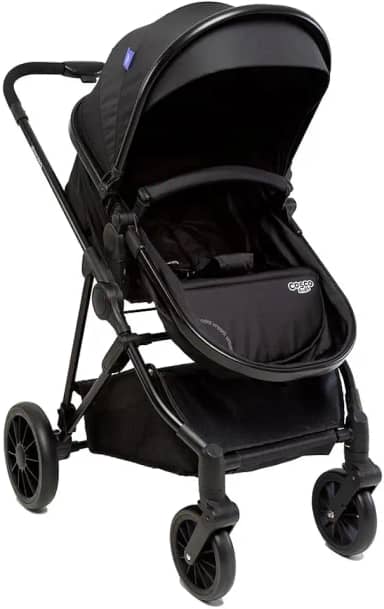 Carrinho de Bebê Cosco Kids, Lummy, Preto Absoluto
