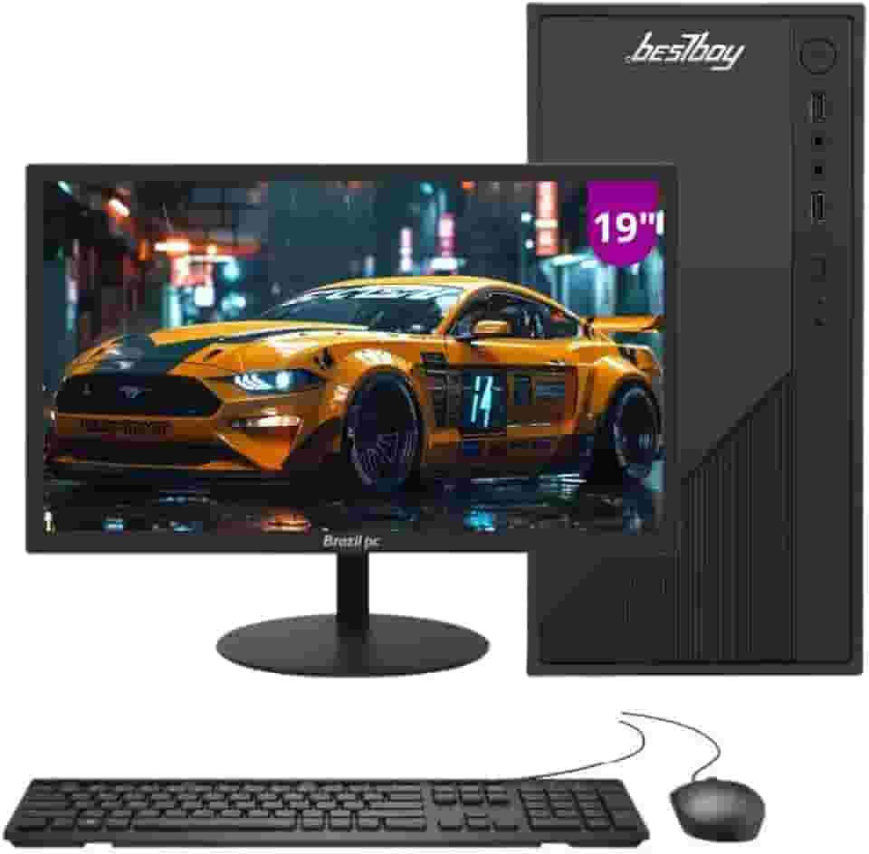 Computador Completo Bestpc Intel I5 8gb Ssd 240gb Monitor Led 19" BestBoy