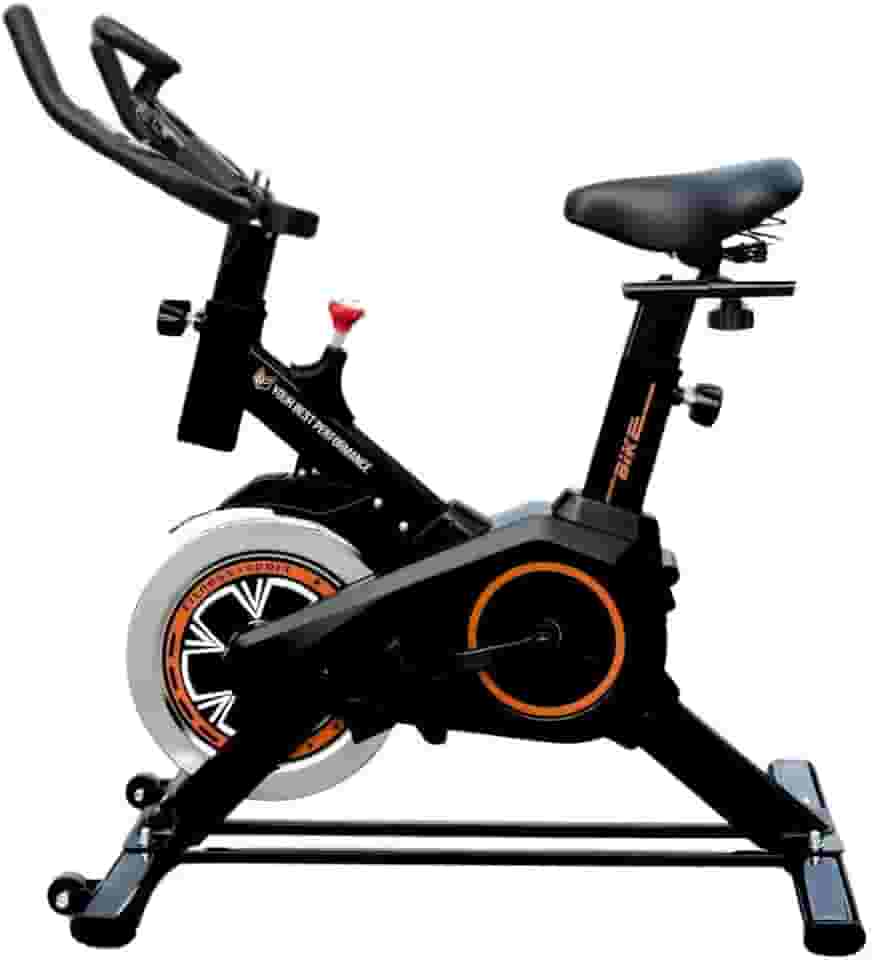 Bicicleta ergométrica compacta silenciosa