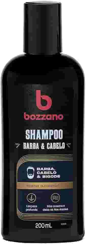 Bozzano Shampoo Para Barba Cabelo E Bigode 200Ml