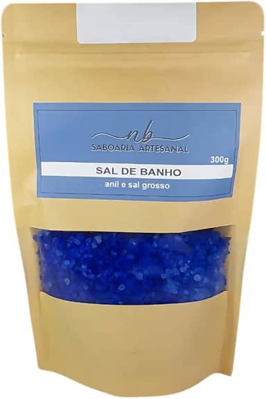 Sal de Banho Anil Wagi, Boas Vibrações e Descarrego, 300g