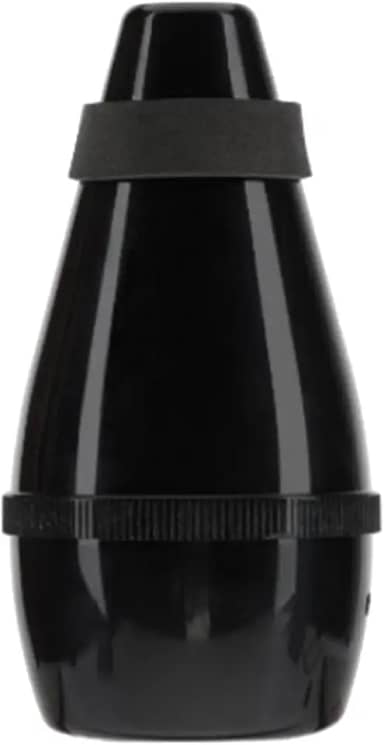 Colaxi Surdina reta para trompete BB, substituição profissional para prática de trompete para iniciantes, palco, amantes da música, Preto