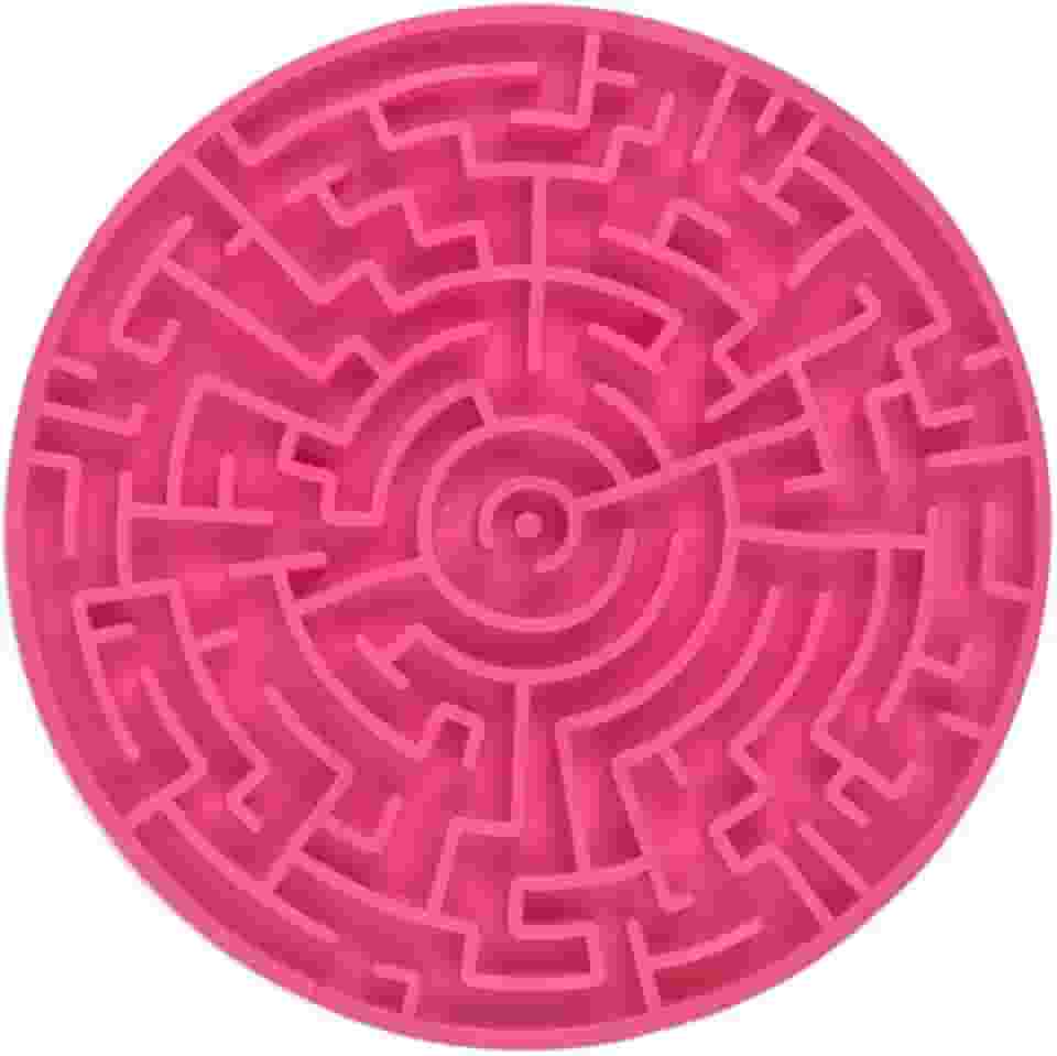 Pet Games Labirinto Pink P -Tapete Para Lamber E Comedouro Para Cães