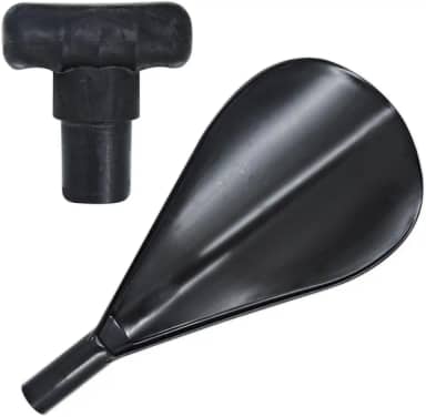 Kit Pá de Remo Stand Up Paddle SUP + Empunhadura Anatômica Manopla Pega Mão Encaixe Simples Fixação Ergonômica Confortável Resistente Acessório Hidrodinâmico Durável Estabilidade