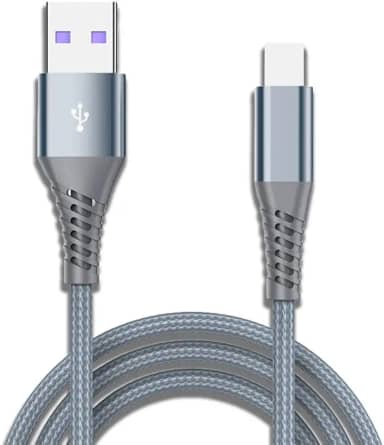 USB C para (para cabo Lightning), cabo de carregamento rápido de 1,8 m para iPhone 14/13/12/11/XS/XR/X/8/iPad, cinza