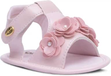 Sandalinha Infantil Feminina Sapato Bebê Leve E Macio 01.18